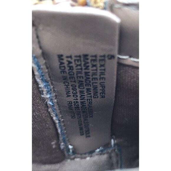 Cat & Jack Boots Girls Toddler Size 5 Penelope Zipper Cognac Tan Faux Suede - Picture 6 of 11